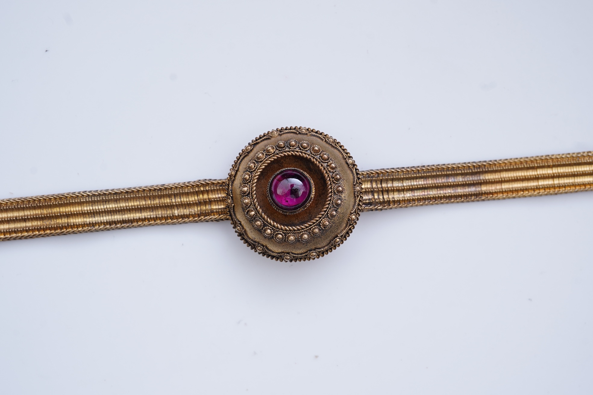 A garnet bracelet, second half 19th century